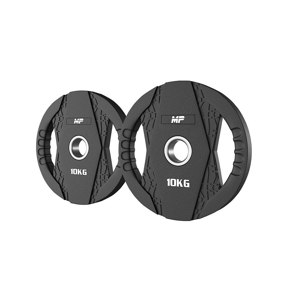 102742-Muscle-Power-Olympische-rubber-halterschijven-2-grips-10-kg-afbeelding-1