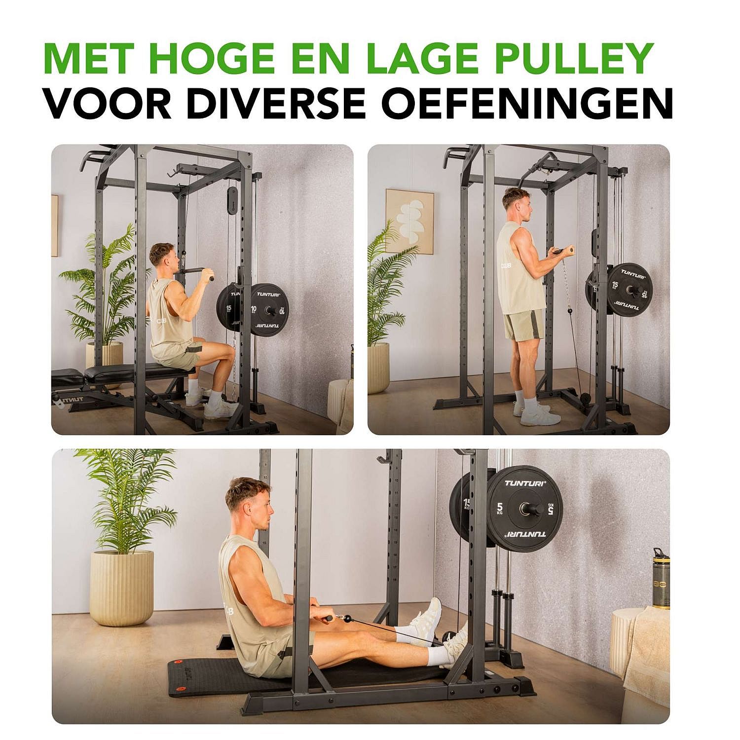 121676-Tunturi-PR60-Power-Rack---Pulley-Attachment-afbeelding-4