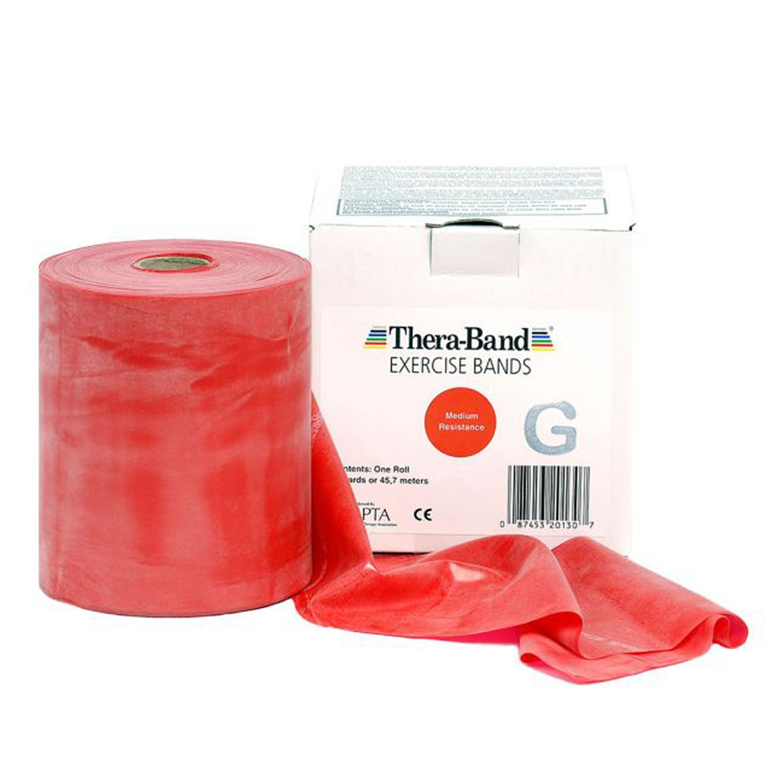 68611-Thera-band-45-meter-rood-middel-zwaar-afbeelding-1