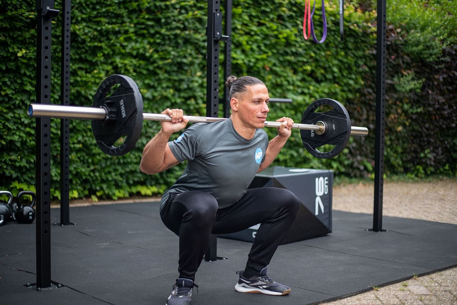 102732-Muscle-Power-high-black-bumper-plate-5-kg-afbeelding-5