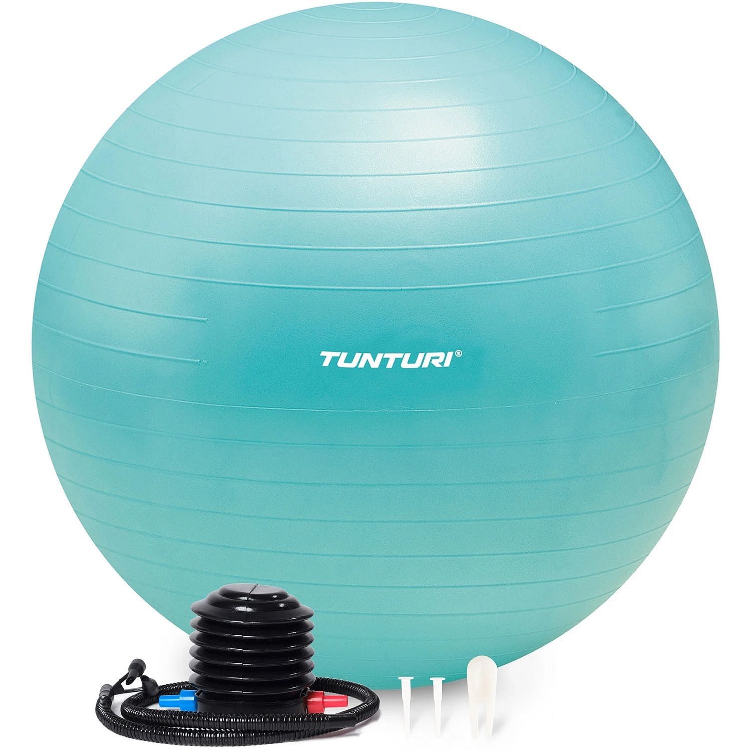 105264-Tunturi-fitnessbal-anti-burst-inclusief-pomp-turquoise-afbeelding-1