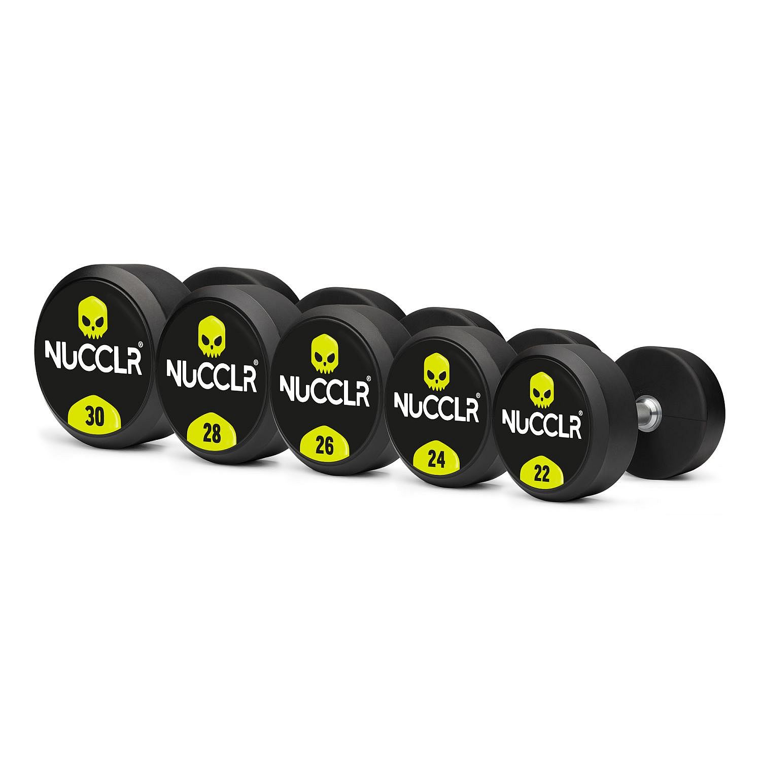 122777-NUCCLR-PU-dumbbell-set-22-30-KG-afbeelding-1