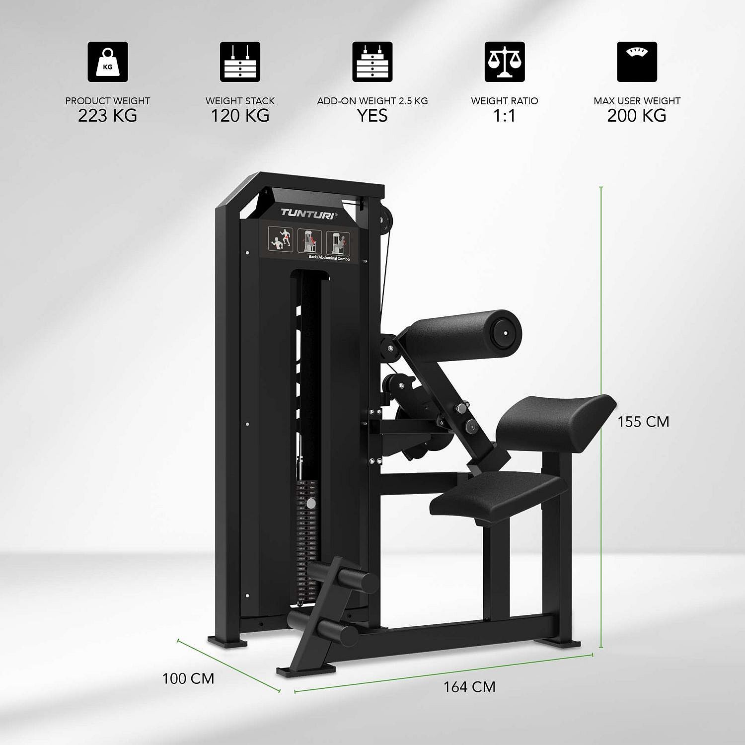 121766-Tunturi-Platinum-Dual-BackAbdominal-Selectorized-afbeelding-8