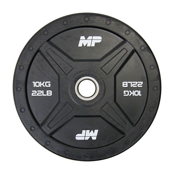 75747-Muscle-Power-olympische-bumper-plate-50-mm-10-kg-zwart-afbeelding-1