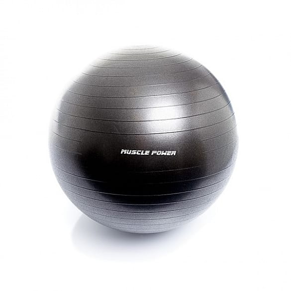 30336-Muscle-Power-Gym-Ball-75-CM-Zwart-MP1462-afbeelding-1