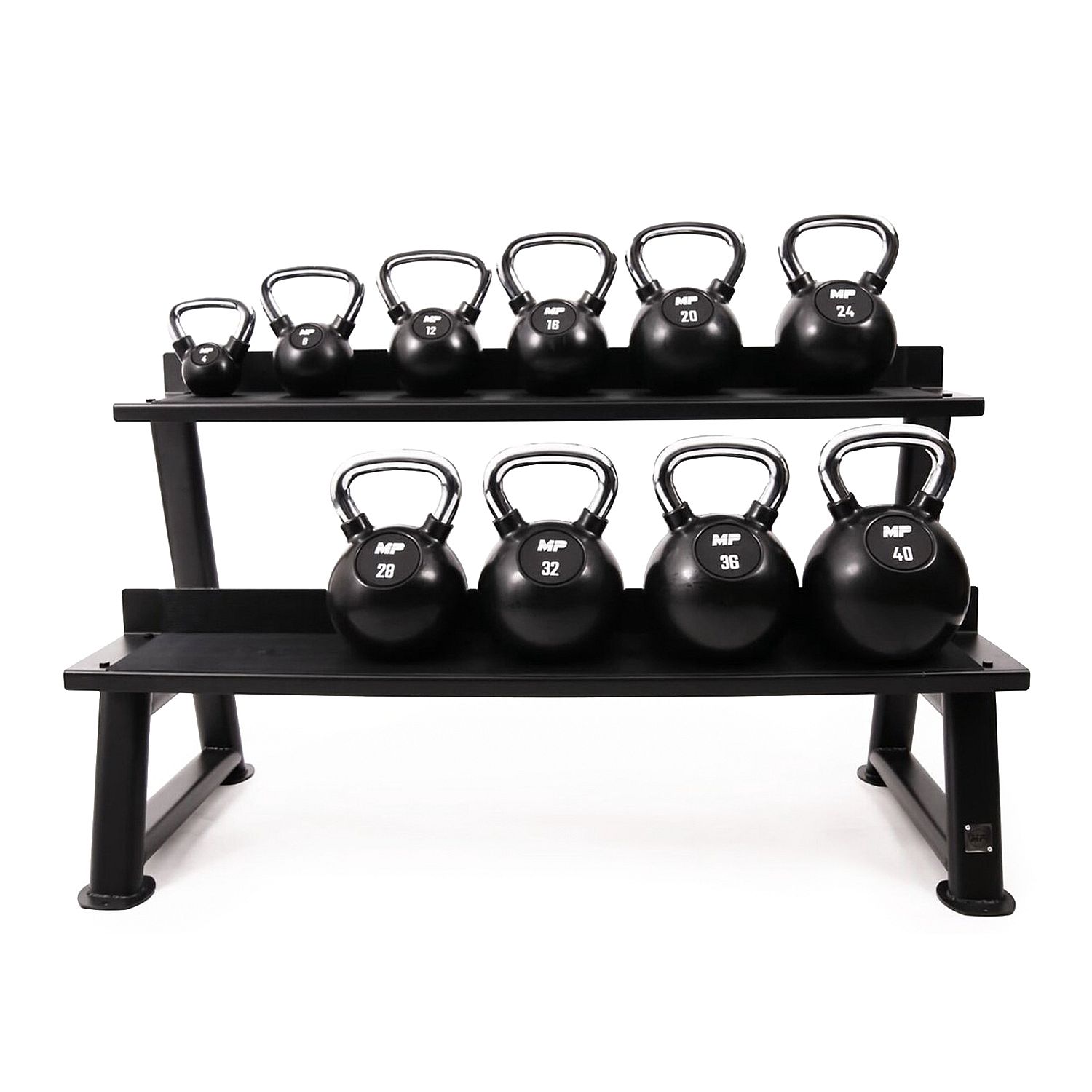 30396-Muscle-Power-Kettlebell-Rubber---Chrome-16-KG-MP1304-afbeelding-2