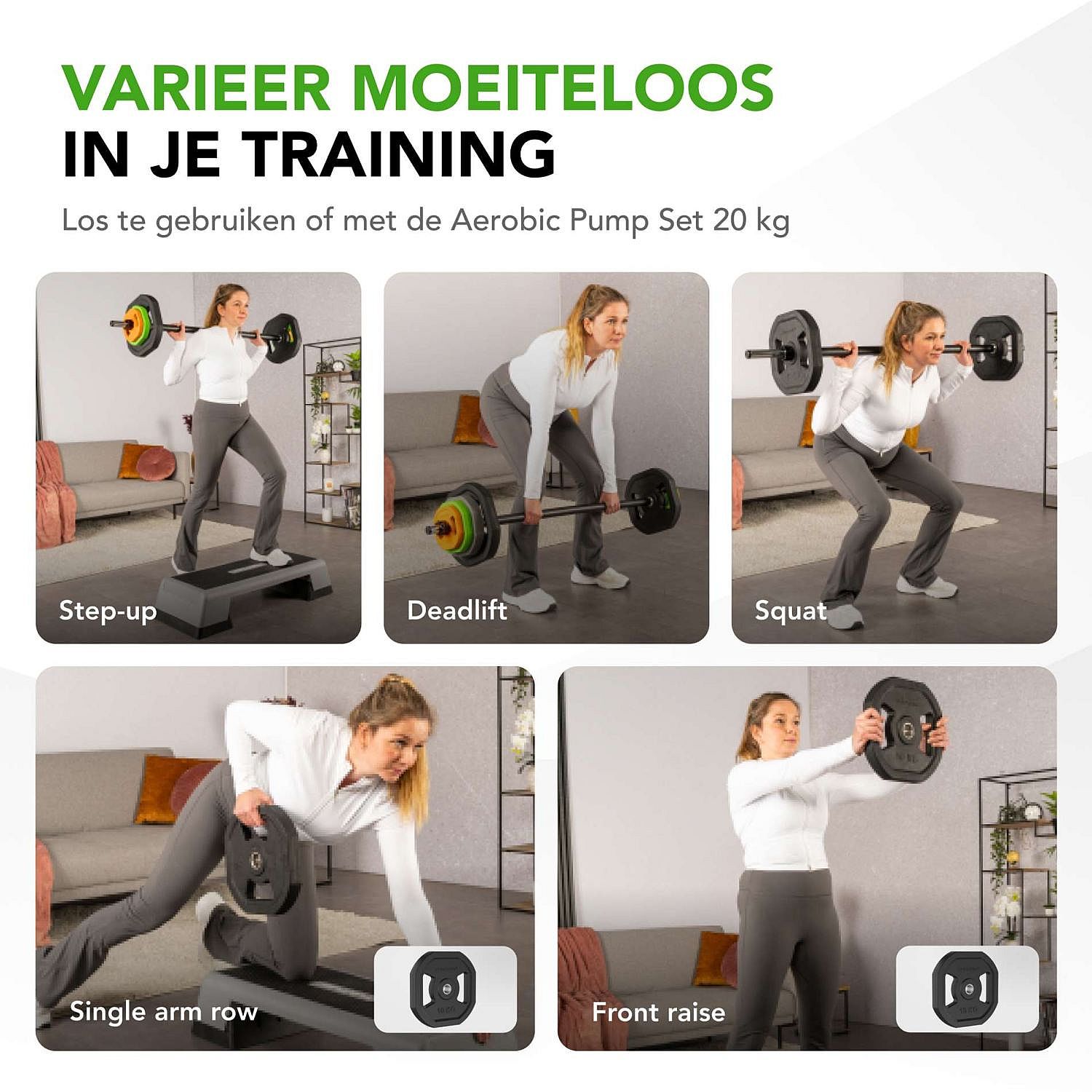 113946-Tunturi-Aerobic-Pump-Schijvenset-2x10-kg-afbeelding-2