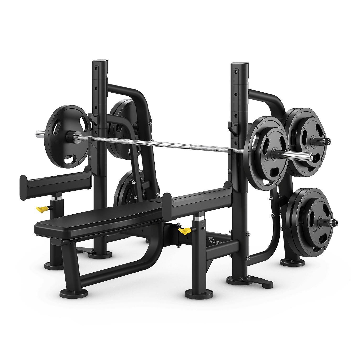 114034-Vision-Fitness-Olympic-Flat-Spotter-Bench-afbeelding-1