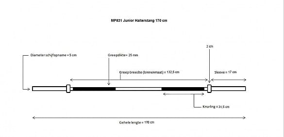 31156-Muscle-Power-Olympische-JR-halterstang-50-mm-170-CM-Aluminium-MP831-afbeelding-5