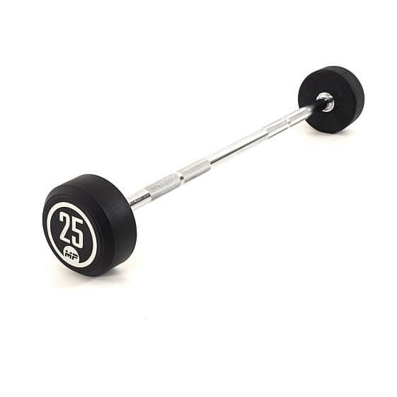 83176-Muscle-Power-Rubber-vaste-halterstang-25-kg-afbeelding-1