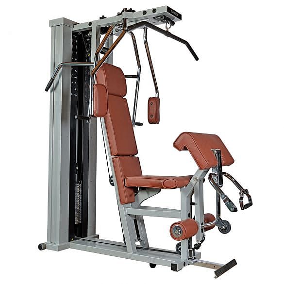 36106-Technogym-Krachtstation-Unica-evolution-zilver---bordeaux-gebruikt-afbeelding-1
