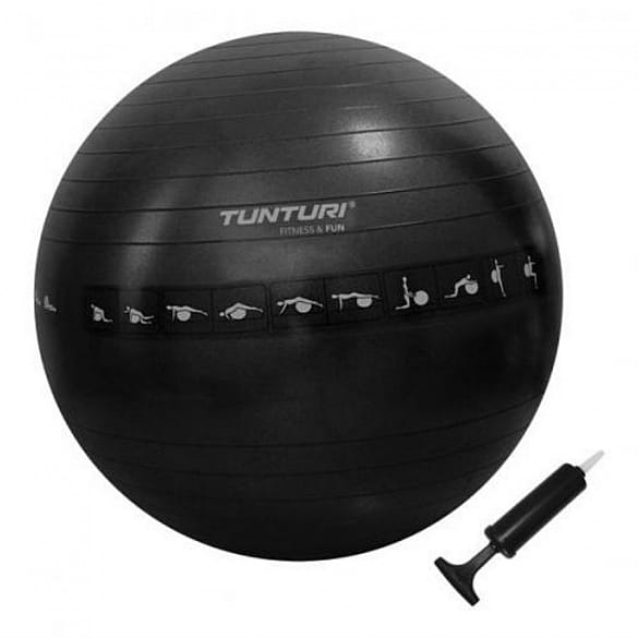 31733-Tunturi-Gymball-55-cm-anti-burst-zwart-14TUSFU287-afbeelding-1