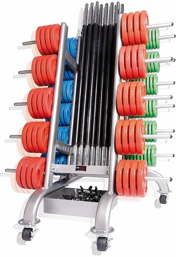 35836-Lifemaxx-Body-pump-opbergrek-voor-maximaal-30-sets-afbeelding-2