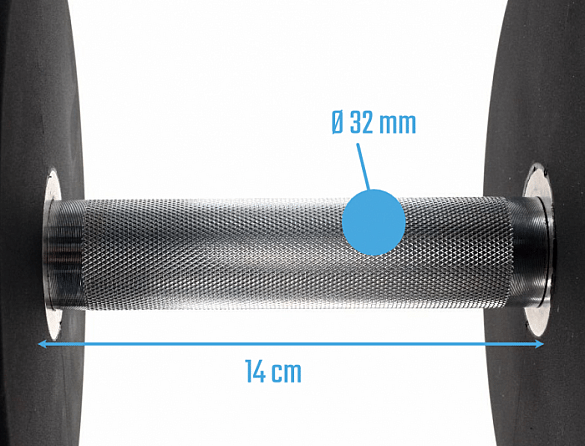 63229-Muscle-Power-dumbbellset-urethaan-12---20-kg-afbeelding-3