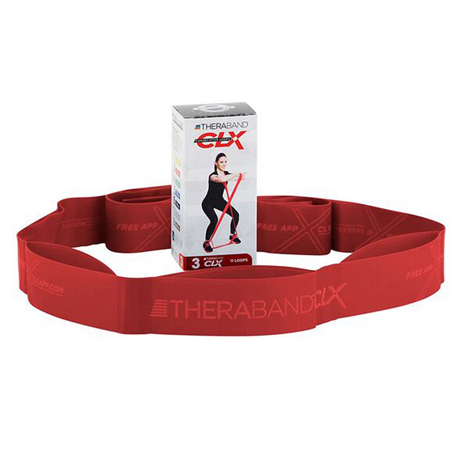 80347-Thera-band-loops-rood-middel-zwaar-afbeelding-1