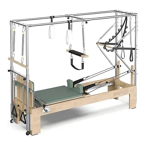 118697-Toorx-Professional-Eikenhout-Cadillac-Reformer-PTX-6000-Green-Tea-afbeelding-1