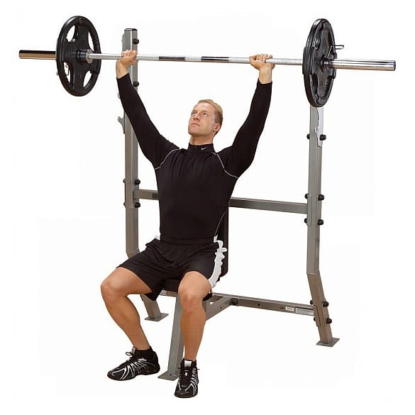 12537-Body-Solid-Pro-ClubLine-Shoulder-press-olympic-halterstation-afbeelding-2