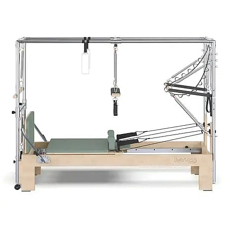 118697-Toorx-Professional-Eikenhout-Cadillac-Reformer-PTX-6000-Green-Tea-afbeelding-2