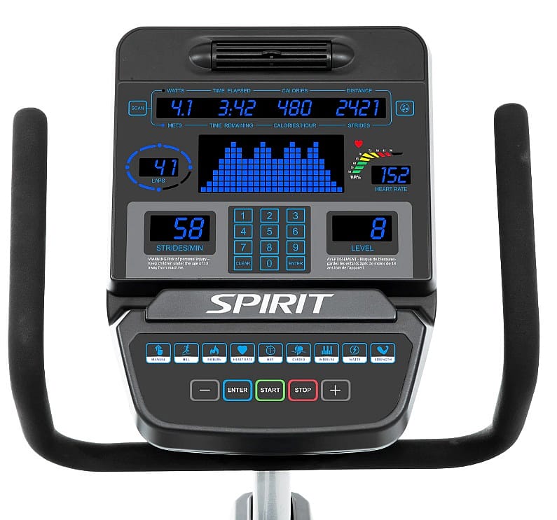 39135-Spirit-Ligfiets-professioneel-CR900LED-recumbent-bike-afbeelding-3