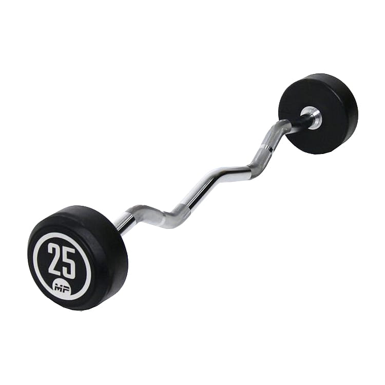 83169-Muscle-Power-Rubber-vaste-curl-halterstang-25-kg-afbeelding-1