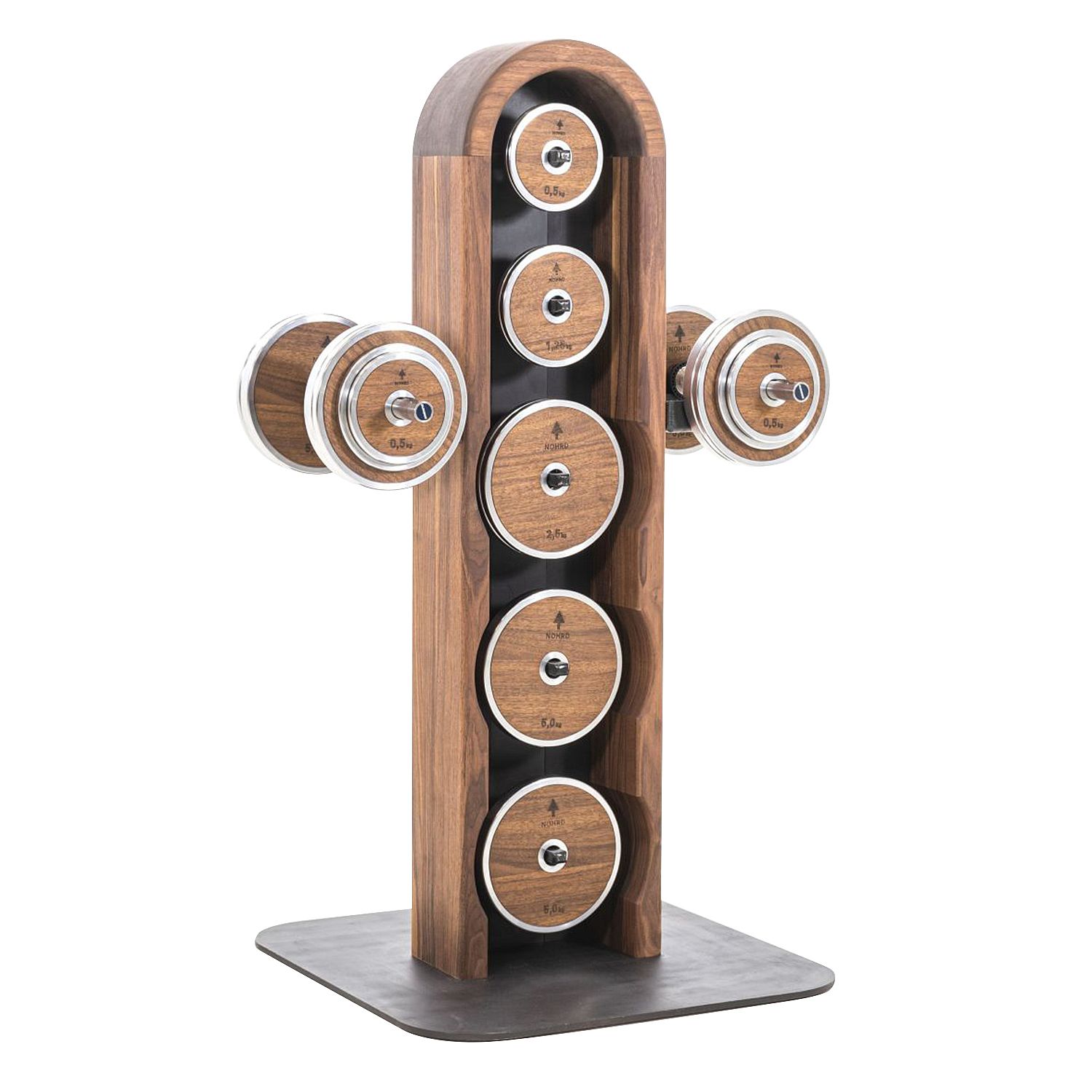 95400-NOHrD-Weight-Plate-Tower-set-Kersenhout-afbeelding-2