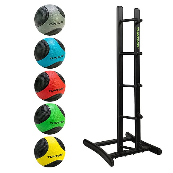 10429-Tunturi-Medicinebal-standaard-compleet-met-5-medicijnballen-afbeelding-2