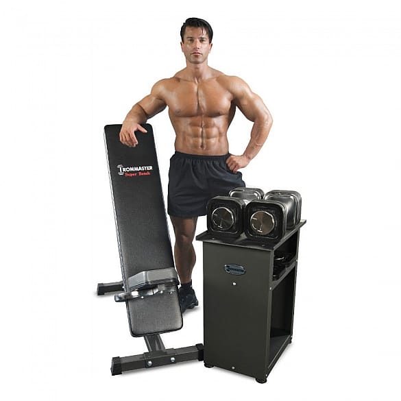 22160-Ironmaster-Quick-Lock-dumbbell-set--opbergtafel--Super-Bench-Combo-afbeelding-1