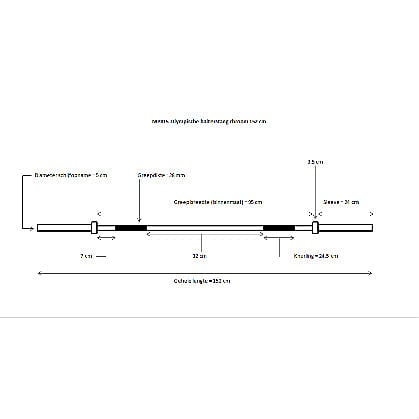 19243-Muscle-Power-Olympische-halterstang-50-mm-152-CM-chroom-MP815-afbeelding-3