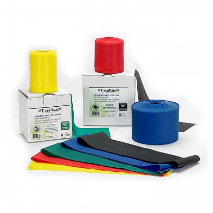 111804-Thera-band-22-meter-latex-vrij-rood---middel-zwaar-afbeelding-2