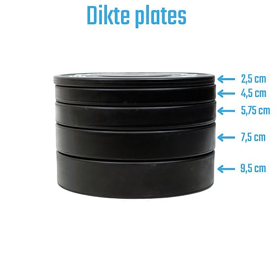 102732-Muscle-Power-high-black-bumper-plate-5-kg-afbeelding-3