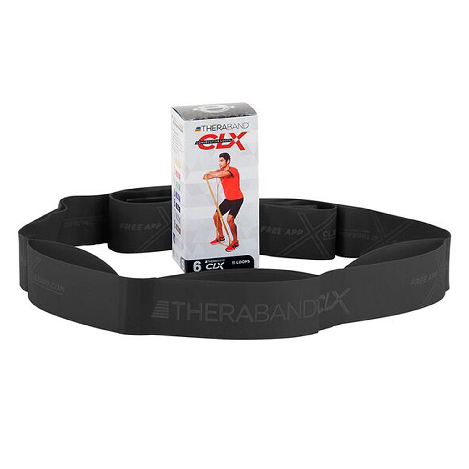 80344-Thera-band-loops-CLX-11-zwart-speciaal-zwaar-afbeelding-1