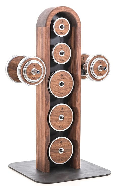 95361-NOHrD-Weight-Plate-Tower-Walnoothout-excl.-gewichten-afbeelding-1