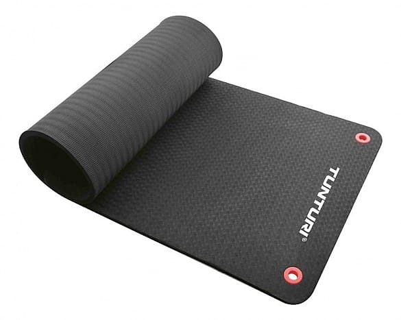 32089-Tunturi-Professionele-fitnessmat-zwart-140cm-afbeelding-1